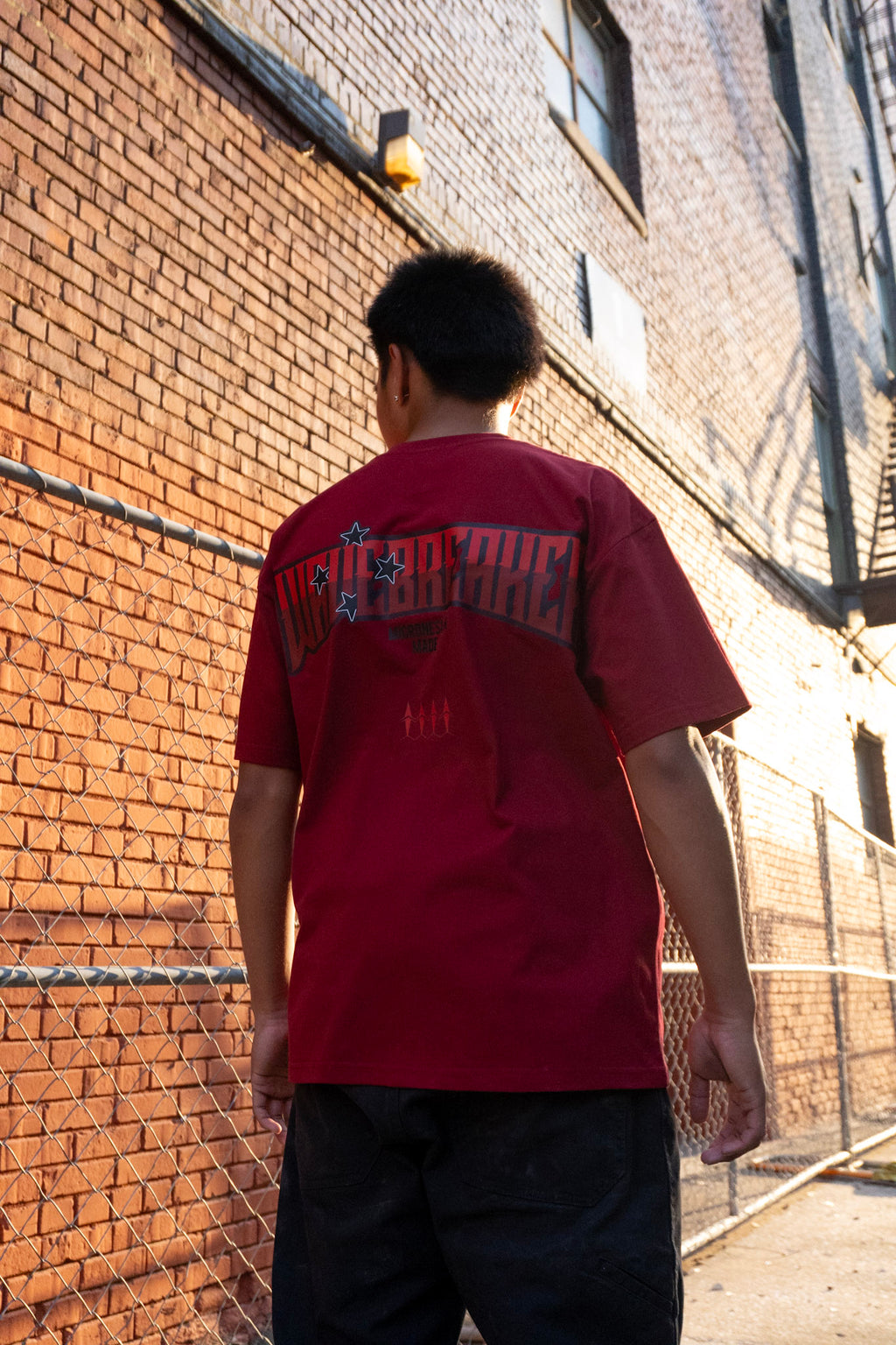 (CLEARANCE) WaveBreaker Maroon 4 Star Tee