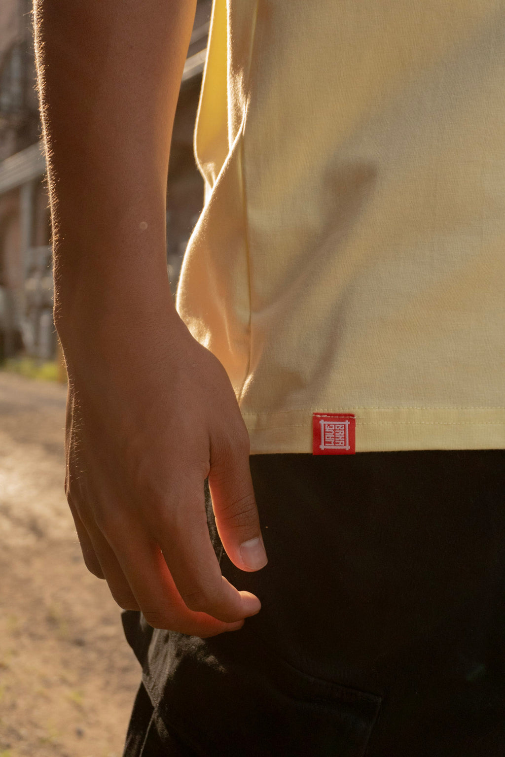 (CLEARANCE) Micronesian Made Yellow Cotton Tee