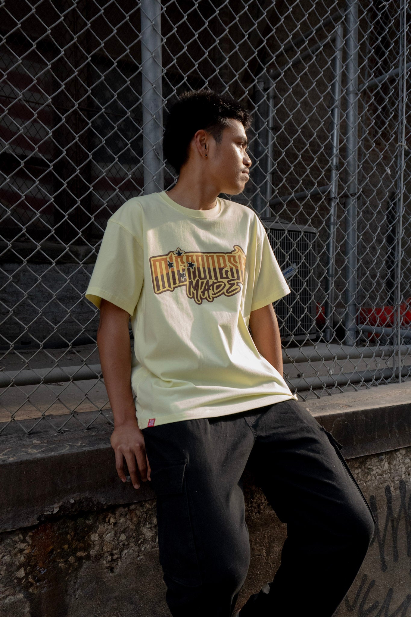 (CLEARANCE) Micronesian Made Yellow Cotton Tee