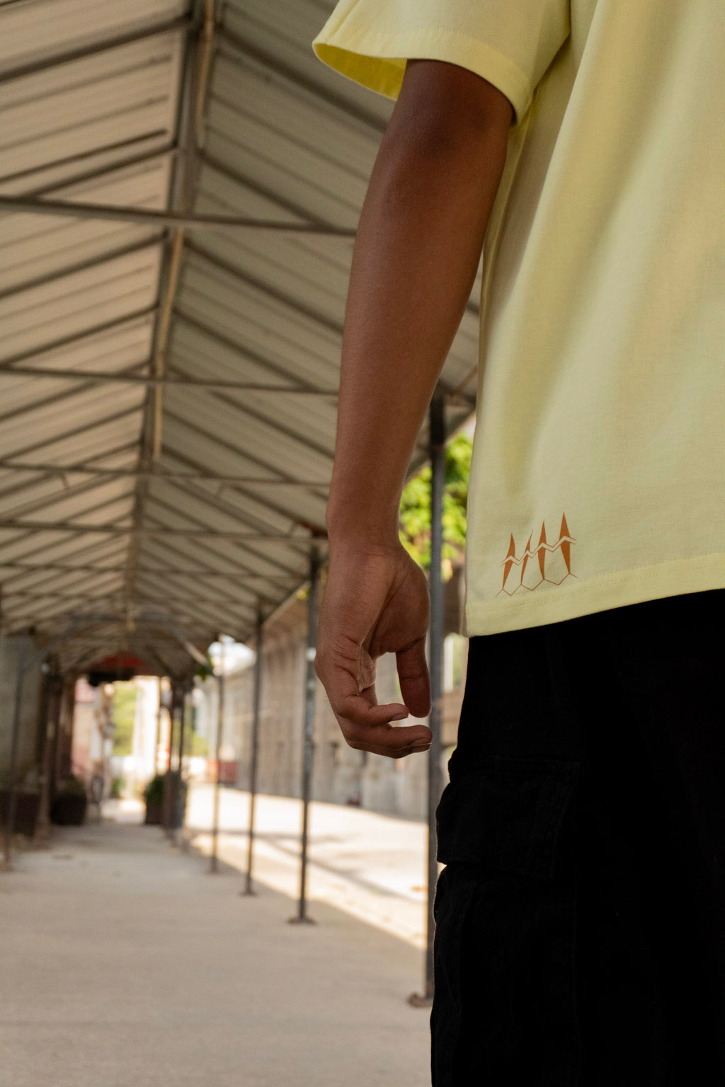 (CLEARANCE) Micronesian Made Yellow Cotton Tee