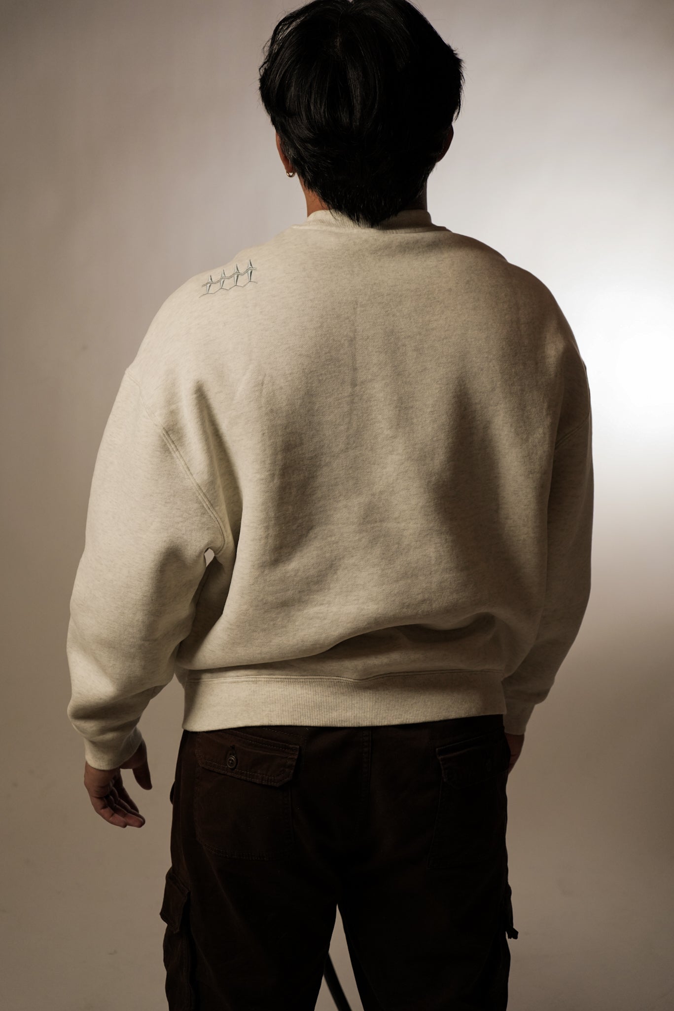 WaveBreaker 4 Star Embroidered Cropped Crewneck (SEE DESCRIPTION)