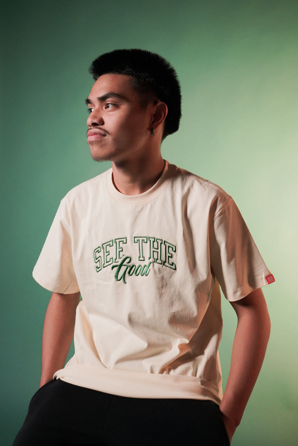 See The Good Embroidered Tee
