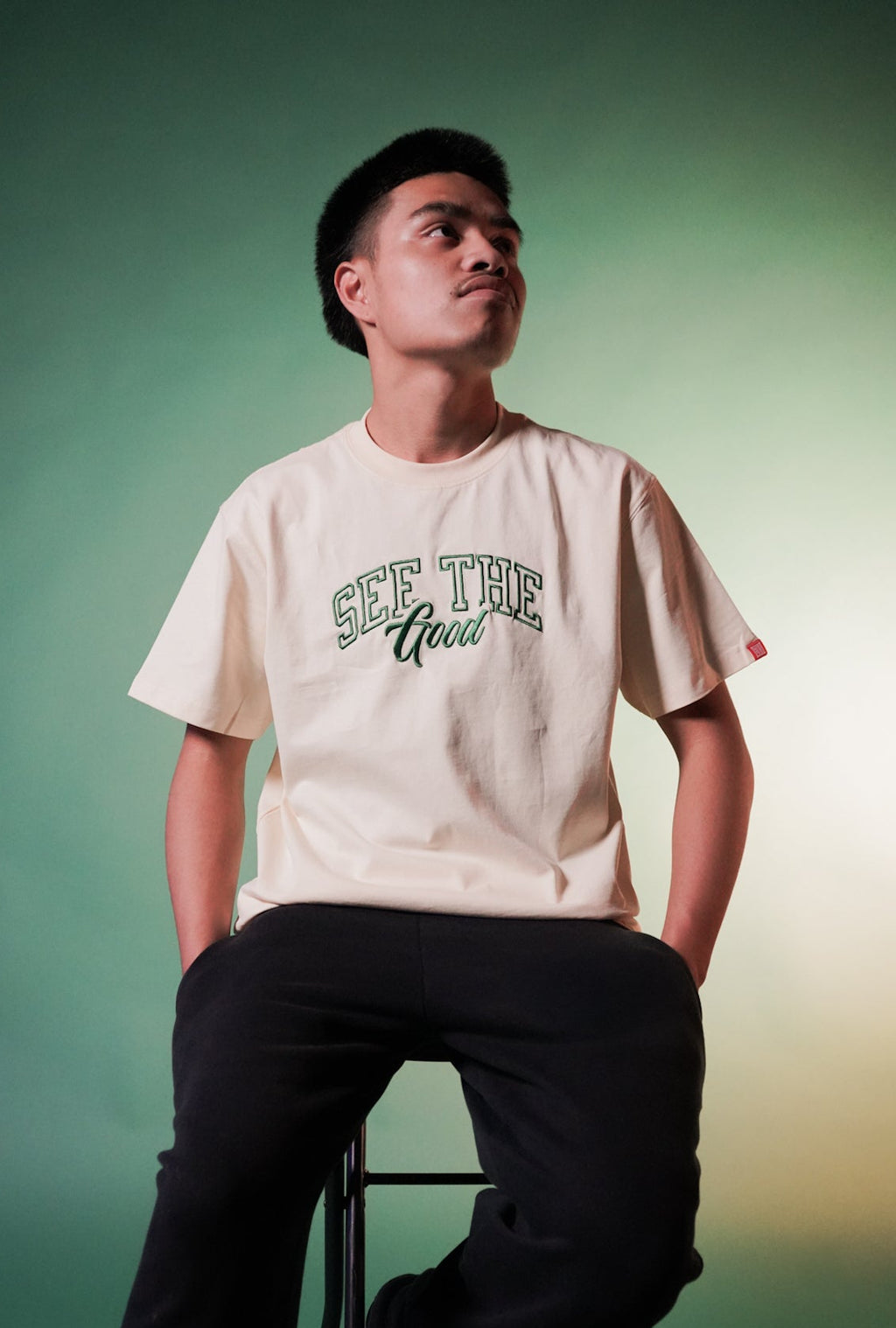 See The Good Embroidered Tee