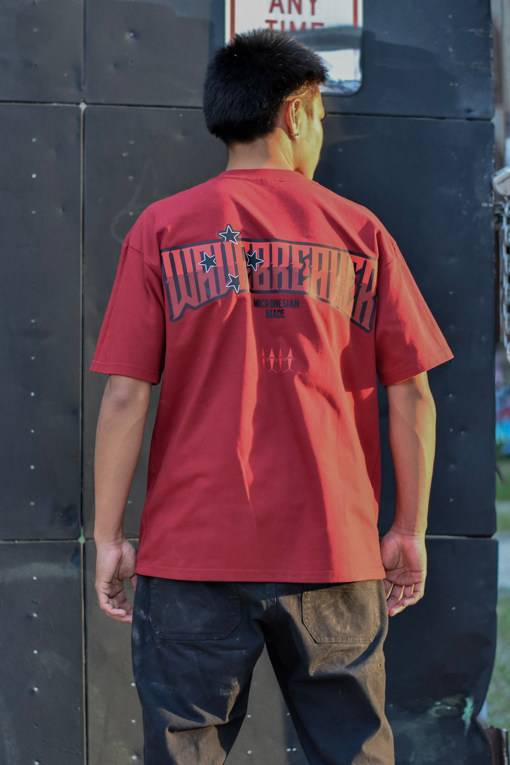 (CLEARANCE) WaveBreaker Maroon 4 Star Tee