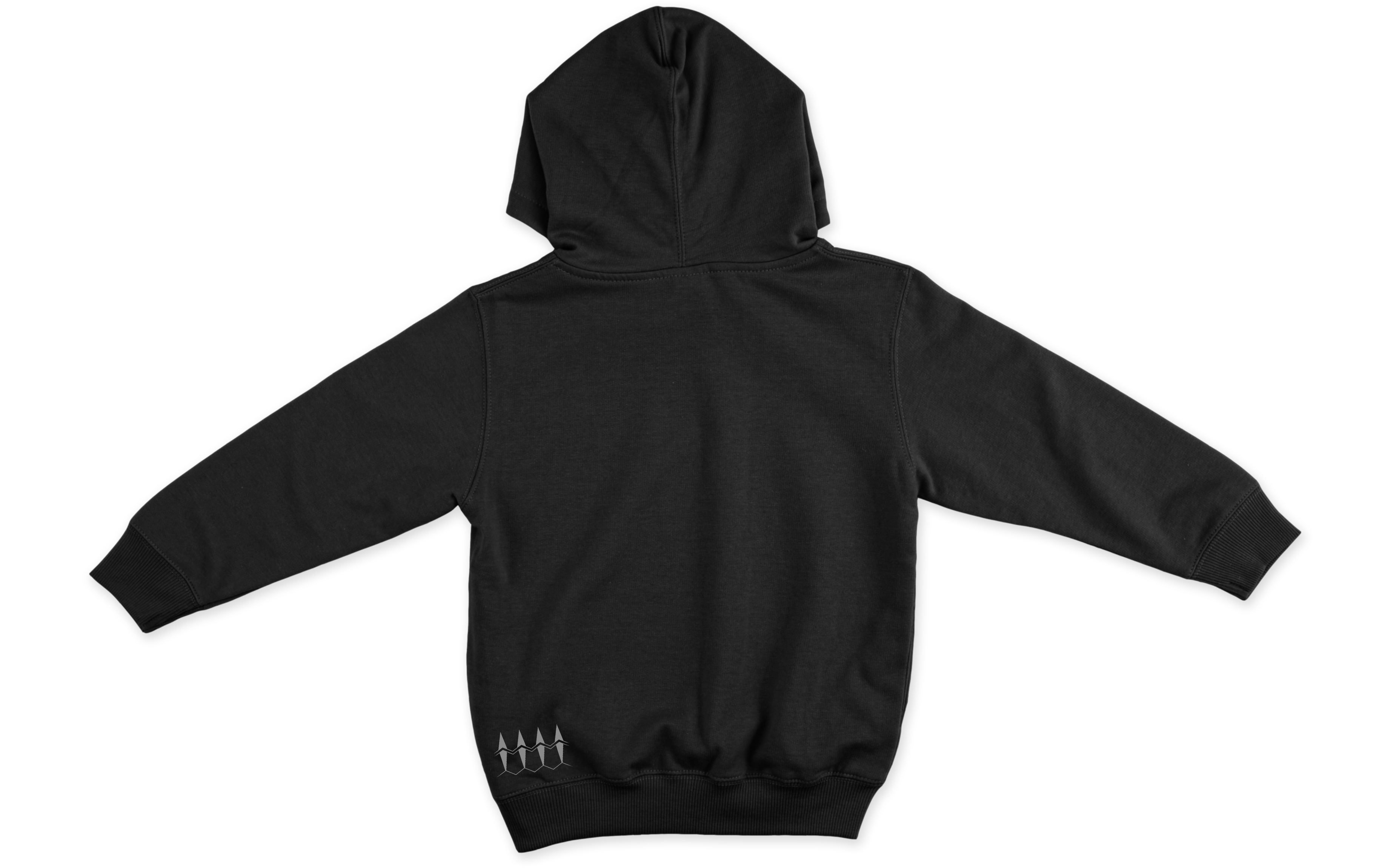 WaveBreaker 4 Star Black Embroidered Hoodie